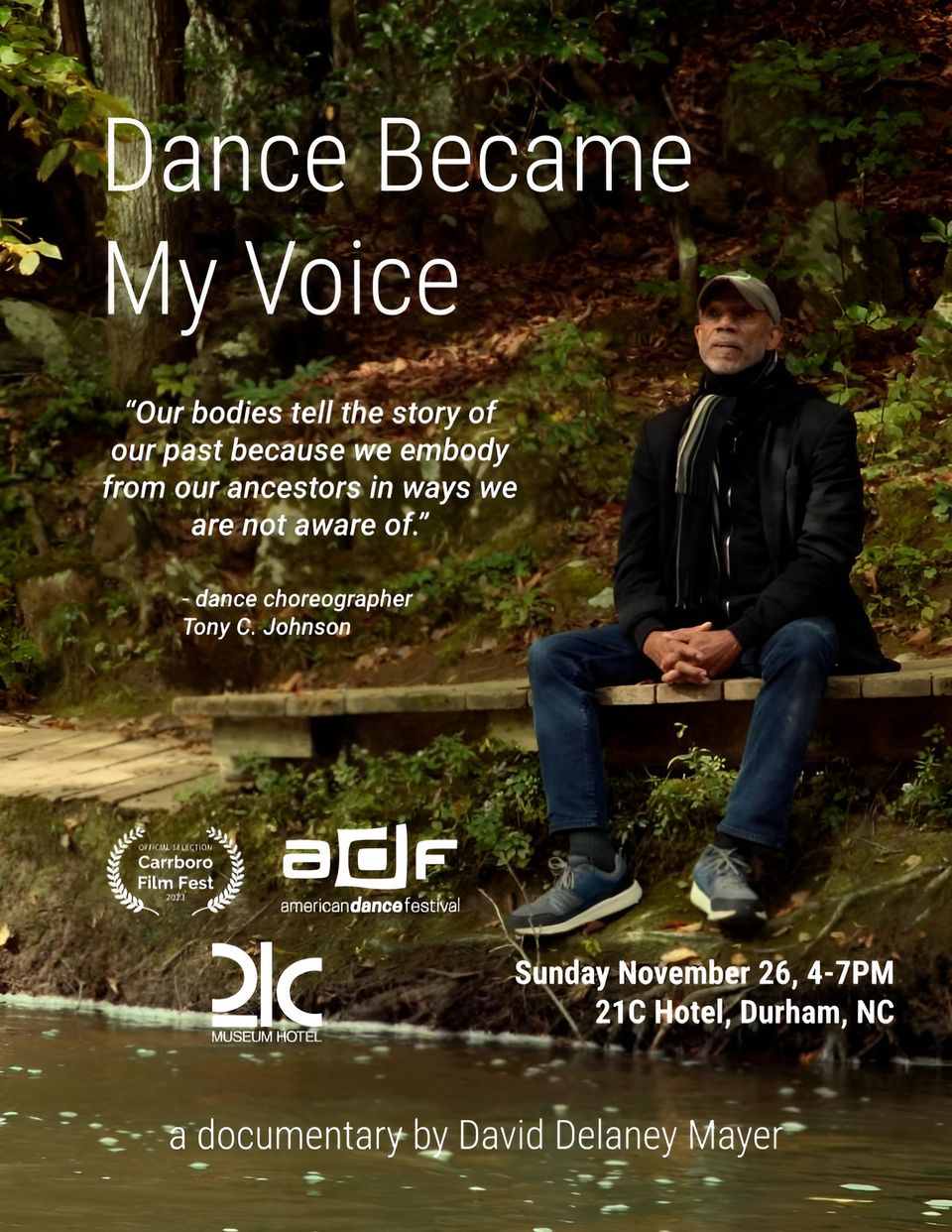 An invitation to the Screening of Dance Became My Voice at 21C